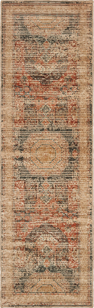 Oriental Weavers Toscana 9564A Ivory Orange Area Rug Runner Image