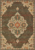 Oriental Weavers Toscana 9568C Charcoal Orange Area Rug main image