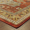 Oriental Weavers Toscana 9571A Orange Gold Area Rug Corner Featured