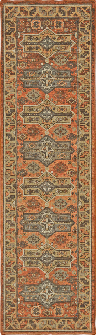 Oriental Weavers Toscana 9571A Orange Gold Area Rug Runner Image