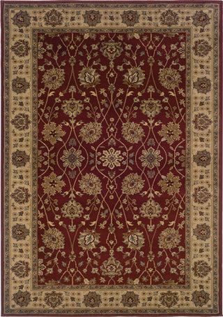 Oriental Weavers Tybee 733R6 Red/Beige Area Rug main image