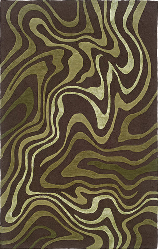 Oriental Weavers Utopia 84121 Brown/ Green Area Rug main image