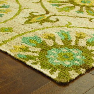 Tommy Bahama Valencia 57701 Beige Area Rug Corner Shot