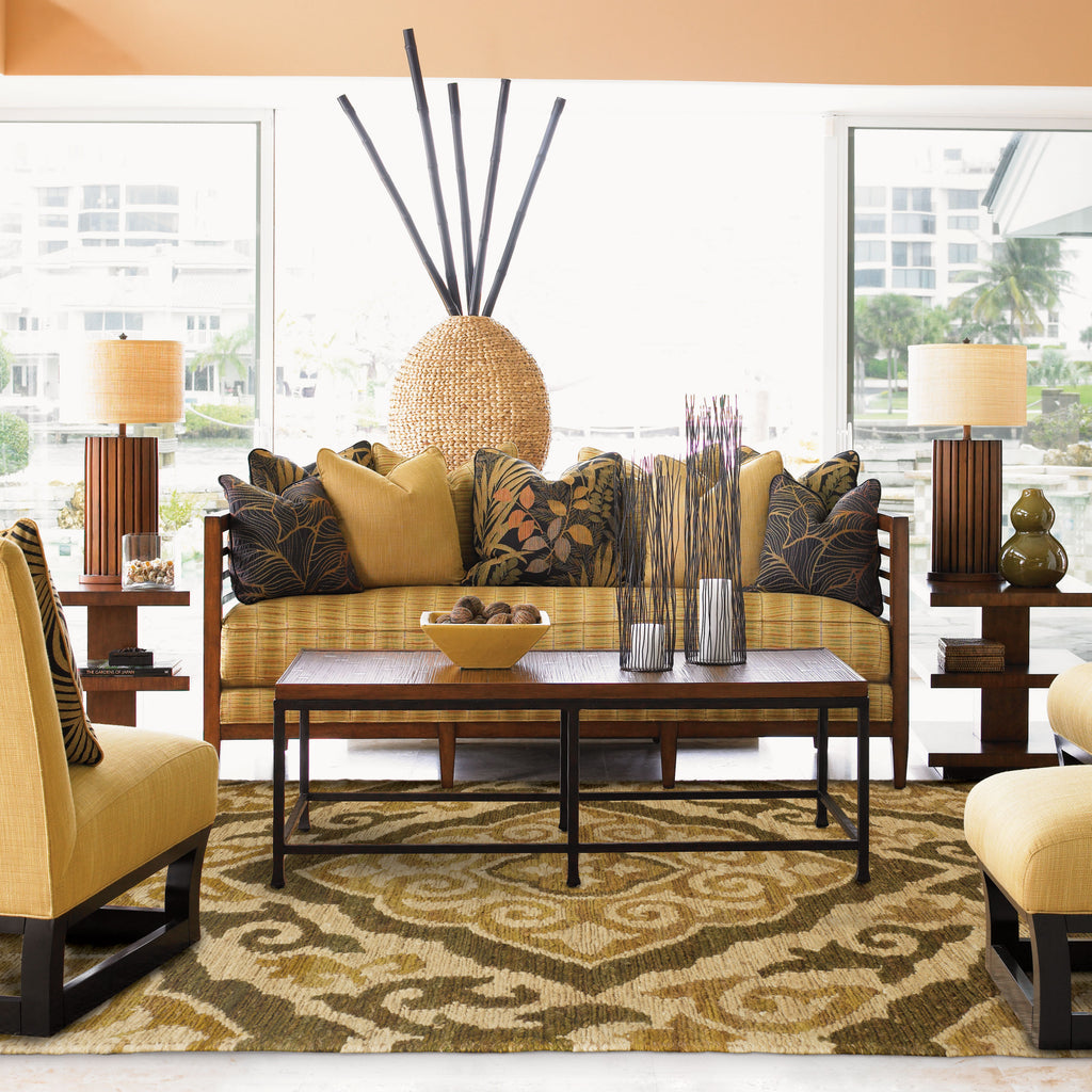 Tommy Bahama Valencia 57705 Beige Area Rug Roomshot Feature