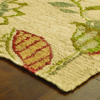 Tommy Bahama Valencia 57709 Beige Area Rug Corner Shot