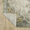 Oriental Weavers Venice 1104W Grey/ Blue Area Rug Backing Image