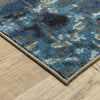 Oriental Weavers Venice 4151Z Blue/ Beige Area Rug Corner On Wood 