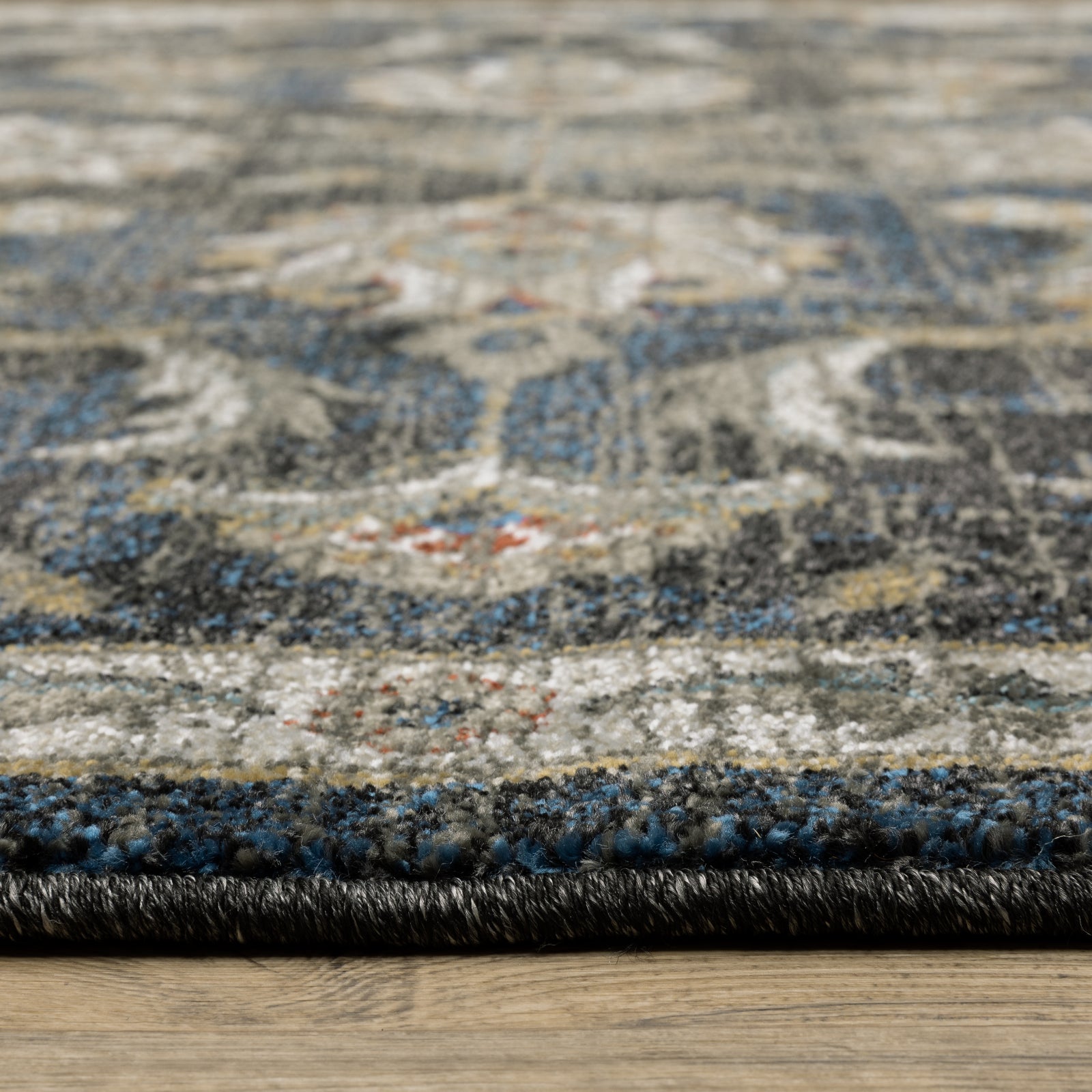 Oriental Weavers Venice 4333B Charcoal/ Blue Area Rug – Incredible Rugs ...