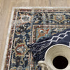 Oriental Weavers Venice 054X8 Beige/ Blue Area Rug Corner Featured