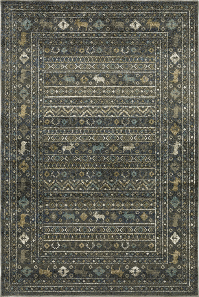 Oriental Weavers Venice 095E8 Blue/Gold Area Rug main image