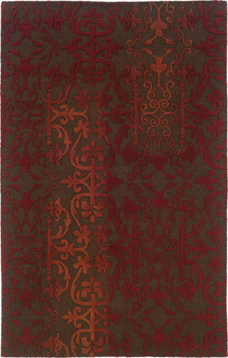 Oriental Weavers Ventura 18101 Brown/Red Area Rug main image