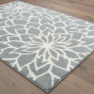 Oriental Weavers Verona 2061L Grey/Ivory Area Rug Detail Shot Feature