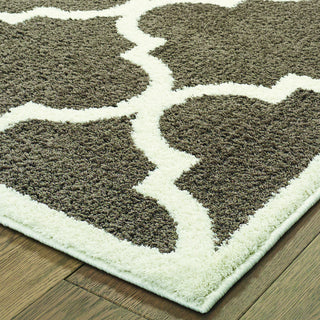 Oriental Weavers Verona 0529E Brown/Ivory Area Rug Corner Shot