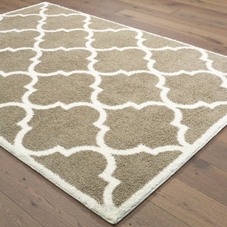 Oriental Weavers Verona 529J6 Taupe/Ivory Area Rug On Wood