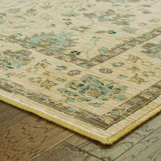 Tommy Bahama Vintage 534W2 Beige Area Rug Corner