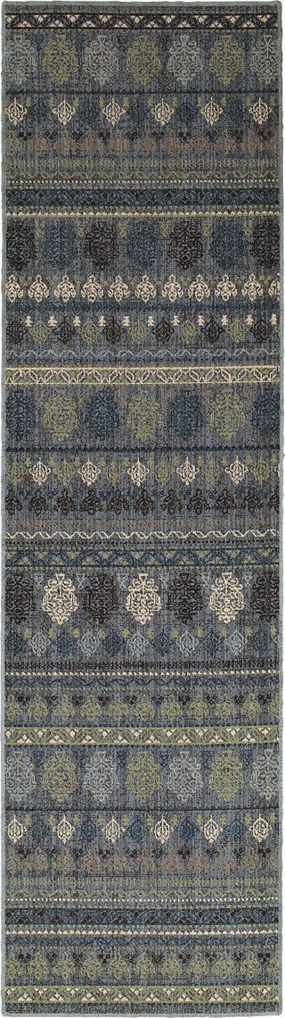 Tommy Bahama Vintage 591E2 Blue Area Rug Runner