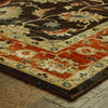 Tommy Bahama Vintage 634N2 Navy Area Rug Corner Shot