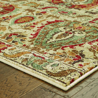 Tommy Bahama Voyage 104W0 Beige Area Rug Corner