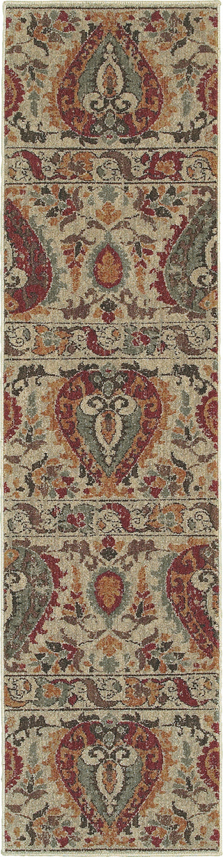 Tommy Bahama Voyage 104W0 Beige Area Rug Runner