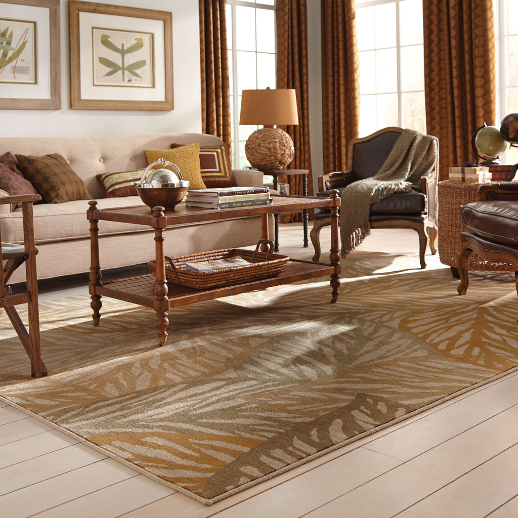 Tommy Bahama Voyage 5507W Beige Area Rug Roomshot Feature