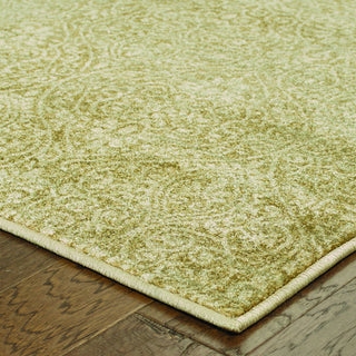 Tommy Bahama Voyage 091P0 Green Area Rug Corner