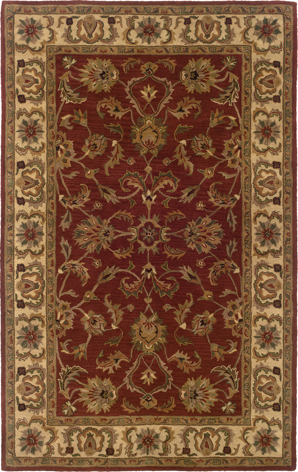 Oriental Weavers Windsor 23109 Red/Ivory Area Rug main image