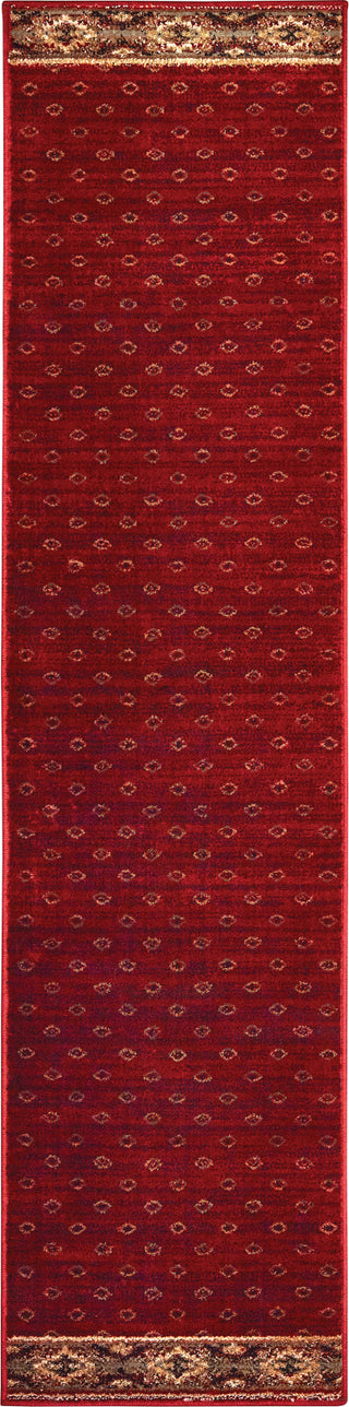 Oriental Weavers Woodlands 9652C Red Gold Area Rug 1'10'' X 7'6'' Runner 