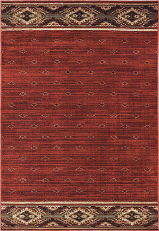 Oriental Weavers Woodlands 9652C Red Gold Area Rug main image featured