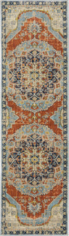 Oriental Weavers Xanadu 1332Q Orange/Blue Area Rug Runner Image