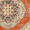 Oriental Weavers Xanadu 1332Q Orange/Blue Area Rug Close-up Image