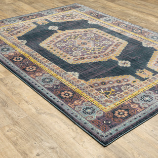 Oriental Weavers Xanadu 001B6 Purple/Gold Area Rug