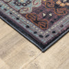 Oriental Weavers Xanadu 001B6 Purple/Gold Area Rug Corner Image