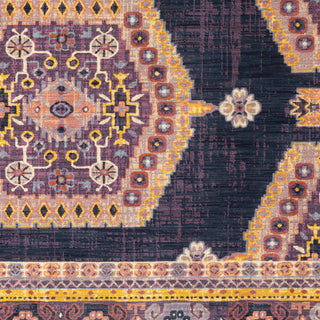 Oriental Weavers Xanadu 001B6 Purple/Gold Area Rug Close-up Image