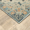 Oriental Weavers Xanadu 532L6 Blue/Orange Area Rug Corner Image
