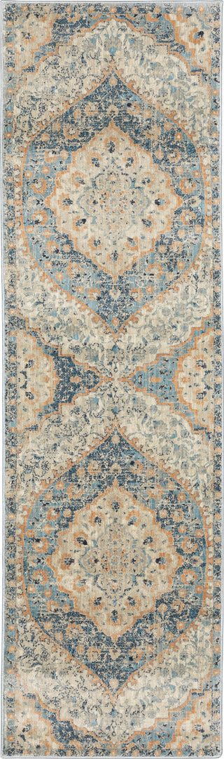 Oriental Weavers Xanadu 532L6 Blue/Orange Area Rug Runner Image