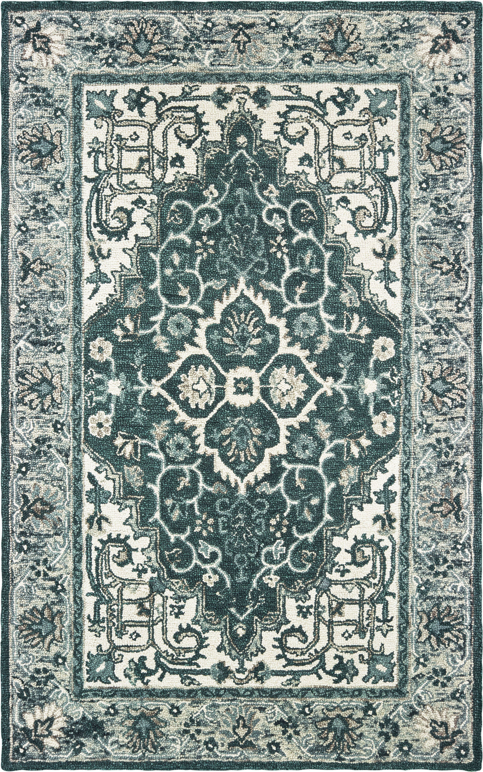 Oriental Weavers Zahra 75501 Blue Gold Area Rug – Incredible Rugs and Decor