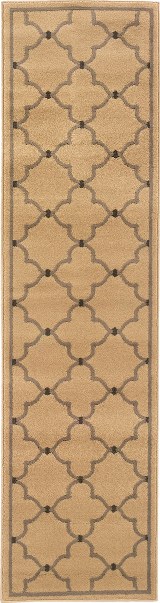 Oriental Weavers Zanzibar 2958B Ivory/Grey Area Rug Runner