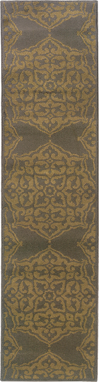 Oriental Weavers Zanzibar 2988C Grey/Green Area Rug Runner