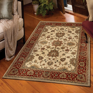 Orian Rugs Orwell Ballentine Ivory Area Rug Room Scene Feature