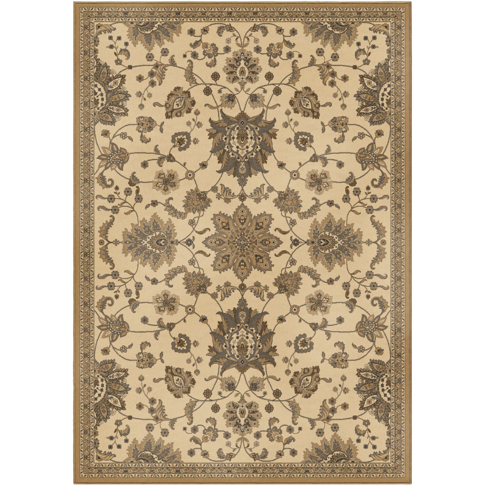 Orian Rugs Orwell Leafpoint Ivory Area Rug main image