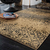 Orian Rugs Orwell Parched Scroll Beige Area Rug Room Scene Feature