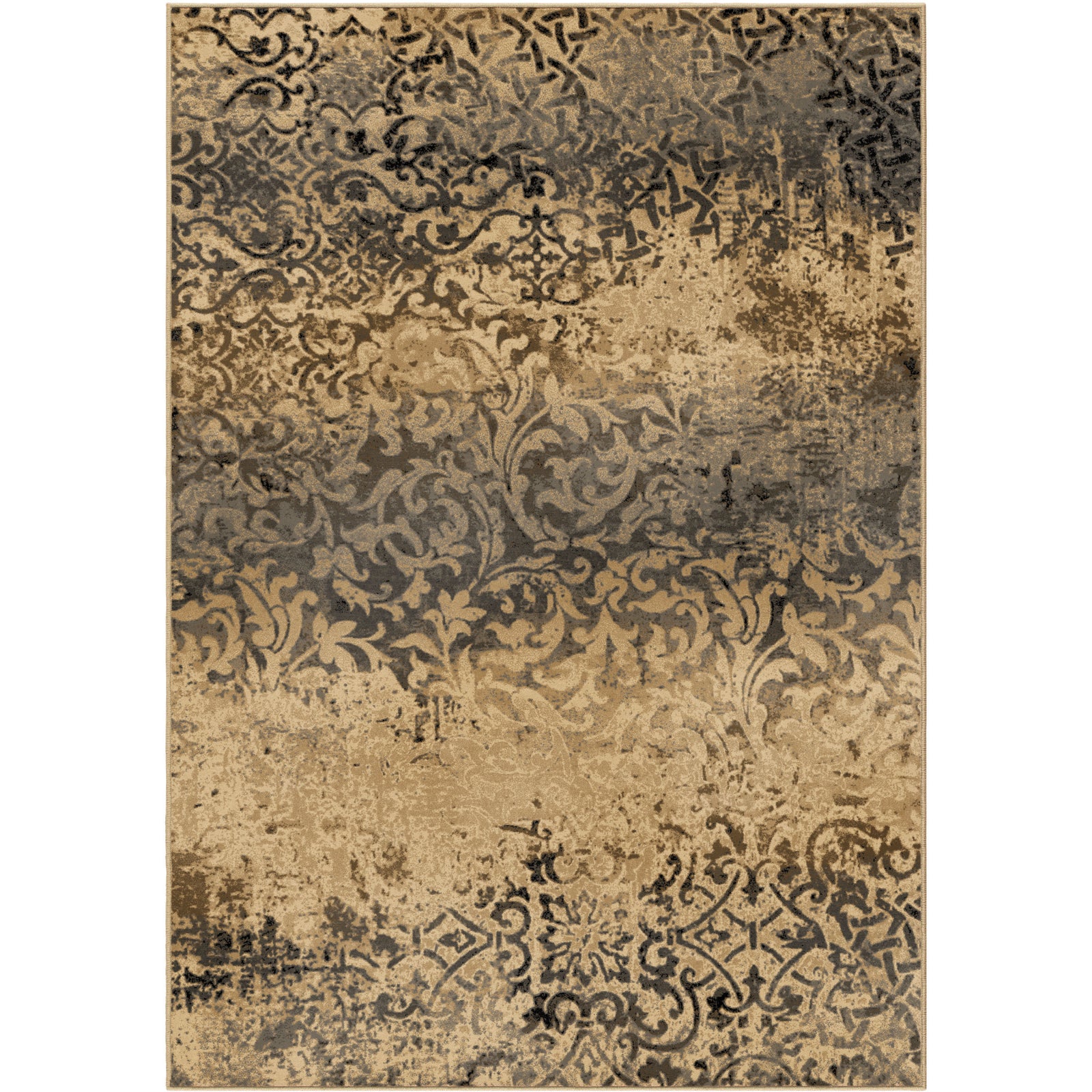 Orian Rugs Orwell Parched Scroll Beige Area Rug main image