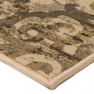 Orian Rugs Orwell Classic Port Beige Area Rug Corner Shot