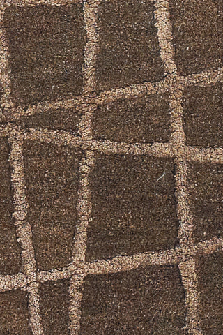 Chandra Oslo OSL-31901 Brown/Light Brown Area Rug Close Up