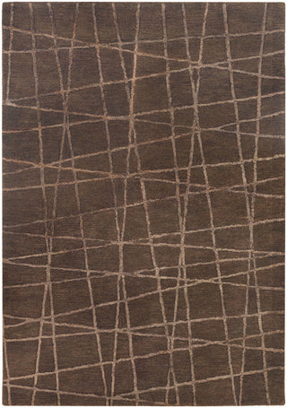 Chandra Oslo OSL-31901 Brown/Light Brown Area Rug main image