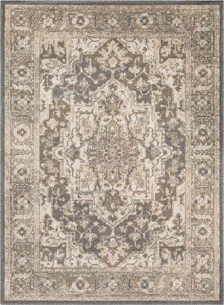 Surya Oslo OSL-2303 Charcoal Camel Light Gray Beige Cream Area Rug Mirror main image