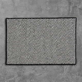 Colonial Mills Outdoor Houndstooth Tweed OT49 Black Area Rug main image