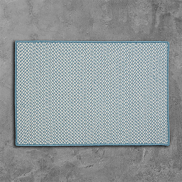 Colonial Mills Outdoor Houndstooth Tweed OT56 Sea Blue Area Rug main image
