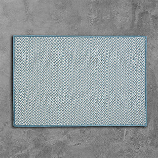 Colonial Mills Outdoor Houndstooth Tweed OT56 Sea Blue Area Rug main image