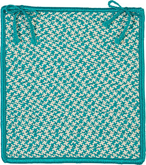 Colonial Mills Outdoor Houndstooth Tweed OT57 Turquoise main image